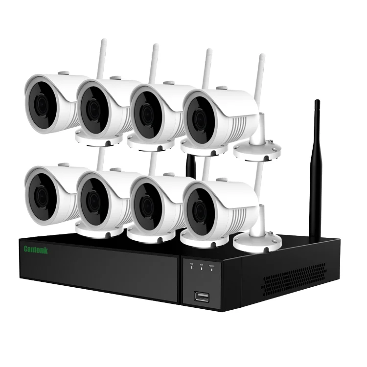Système de vidéosurveillance sans fil 2MP CCTV NVR camera extérieure P2P WIFI 
