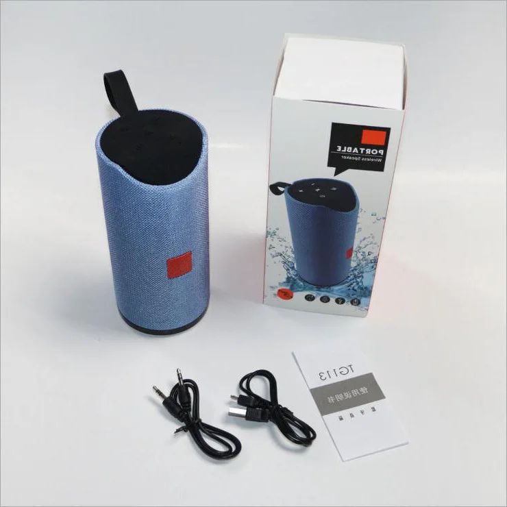 TG-113 Portable Speaker Bluetooth Speakers Stereo Wireless Loudspeaker Mini Column Music Bass 6W Outdoor Speaker Waterproof - ANKUX.COM