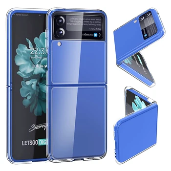 TPU+PC Transparent Phone Case For Sumsung Galaxy Z Flip 3 / FOLD 3