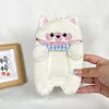 Scarf white dog card holder