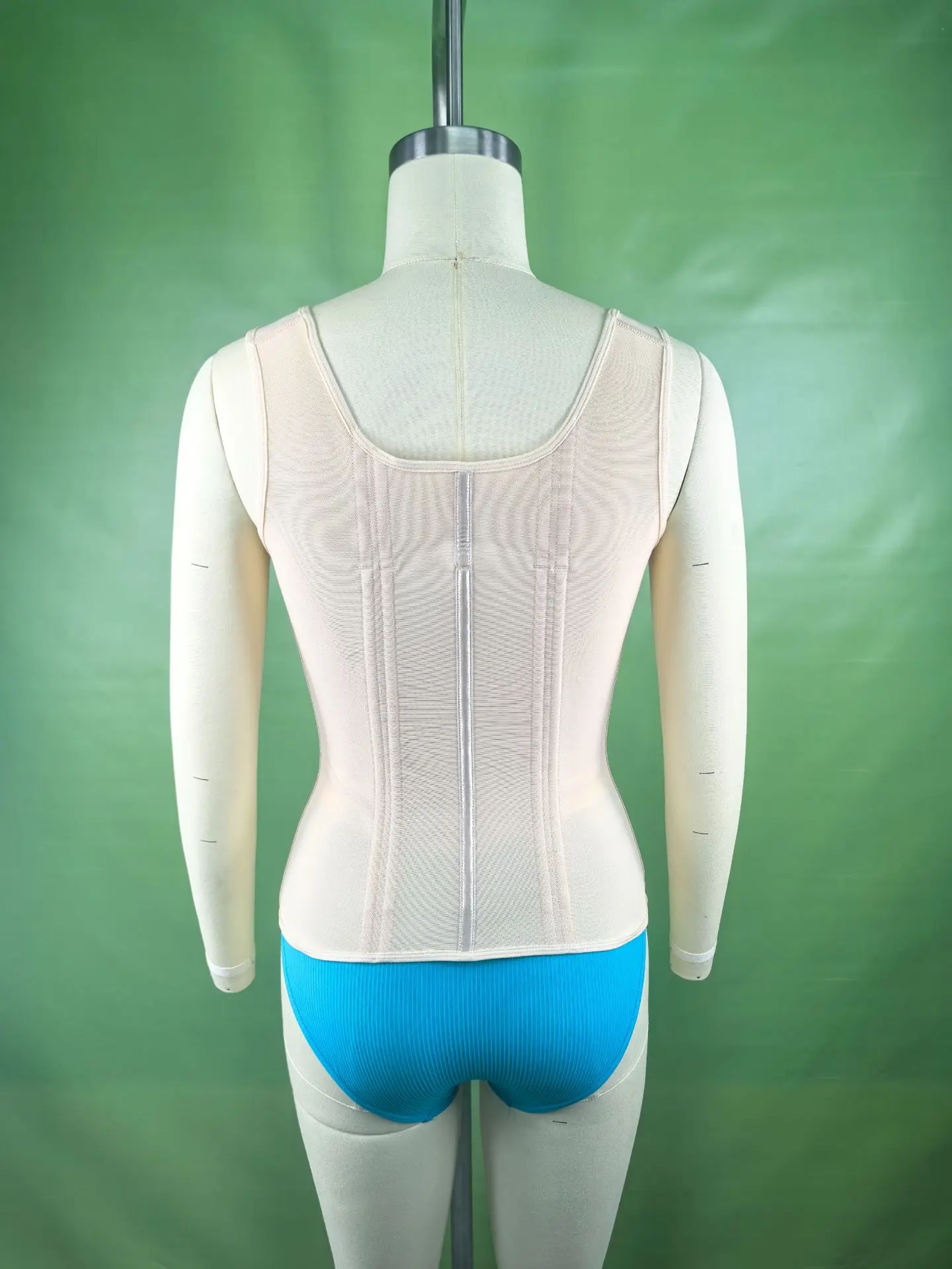 HKRXEC Zip-Front Structured Waist Trainer Vest