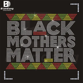 Black Lives Matter Rhinestone Stickers Designs for Fabrics Light Blue Rhinestone Applique DMC Hotfix Rhinestones Transfers