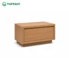 Wooden Frame Single Drawer Nightstand