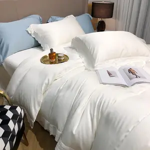 OEKO-TEX Silk Soft Eco-friendly   Lyocell Tencel Bedding Sets and Duvet Cover Set