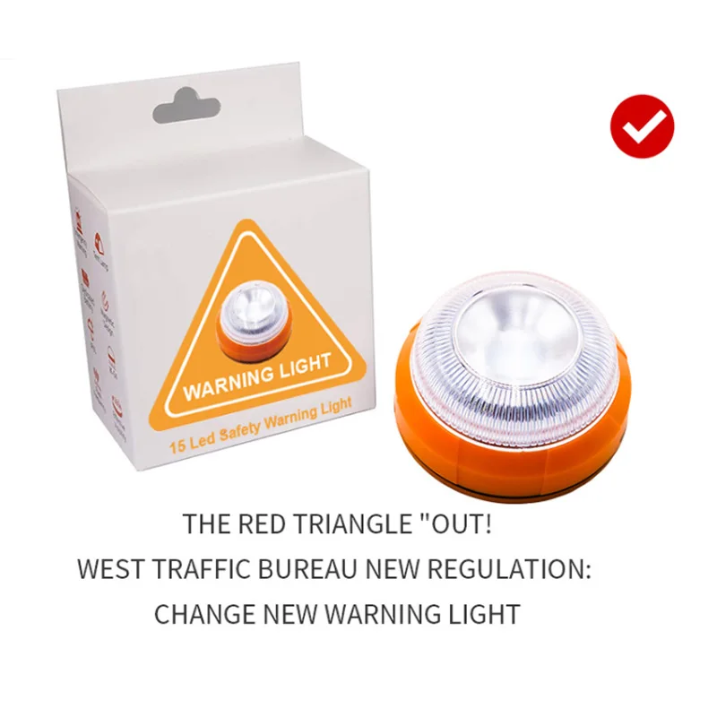 2021 New Products 9LED Car Door Warning Lights Emergency Safety Lights LED Strobe Warning Road Flare Light Beacon With Magnetic factory