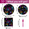 Néon 50pcs pour 10 personnes