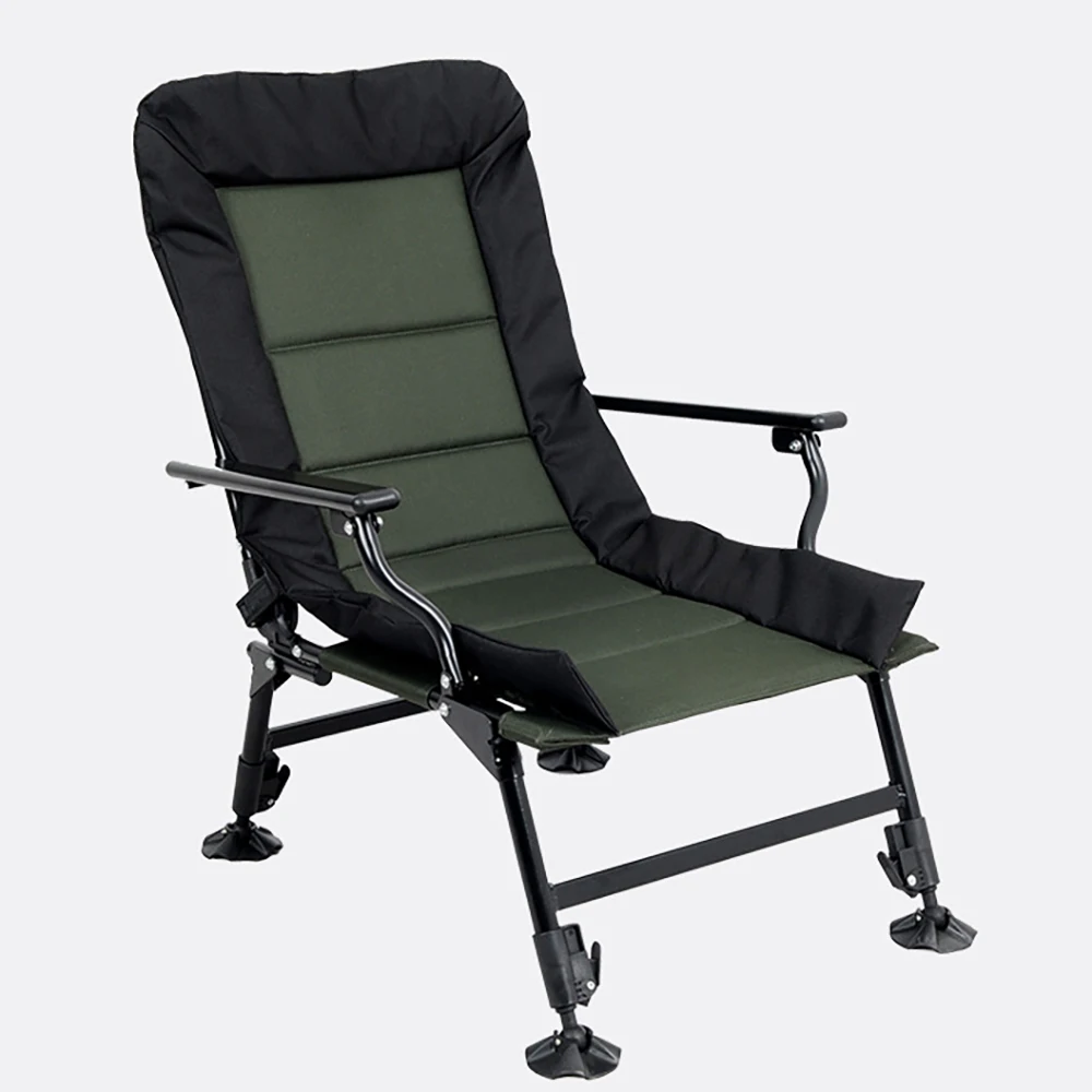 Outdoor Portable Folding Chair Fishing Armrest Chair Beach Armchair ...