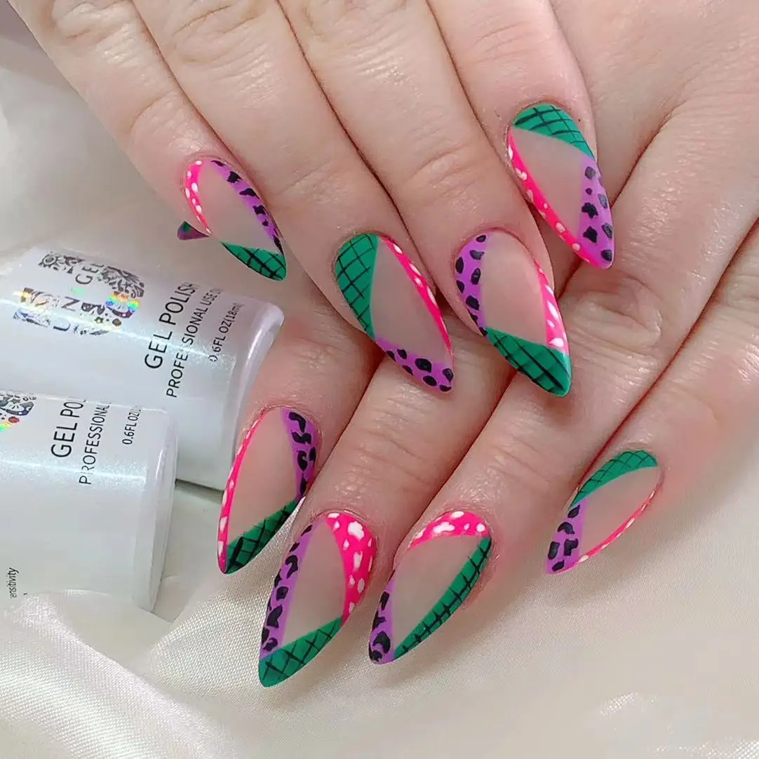 Лидер продаж розовый серии/ню серии УФ гель лак легко soak off гель польский