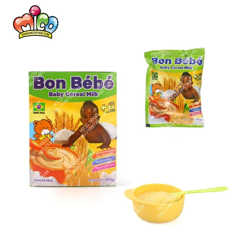 Nourriture Pour Bebe Infantile De Cereales De Riz Avec Lait De Mais Buy Cerelac Cereales Lait De Riz Formule Infantile Cereales Pour Bebes Halal Product On Alibaba Com