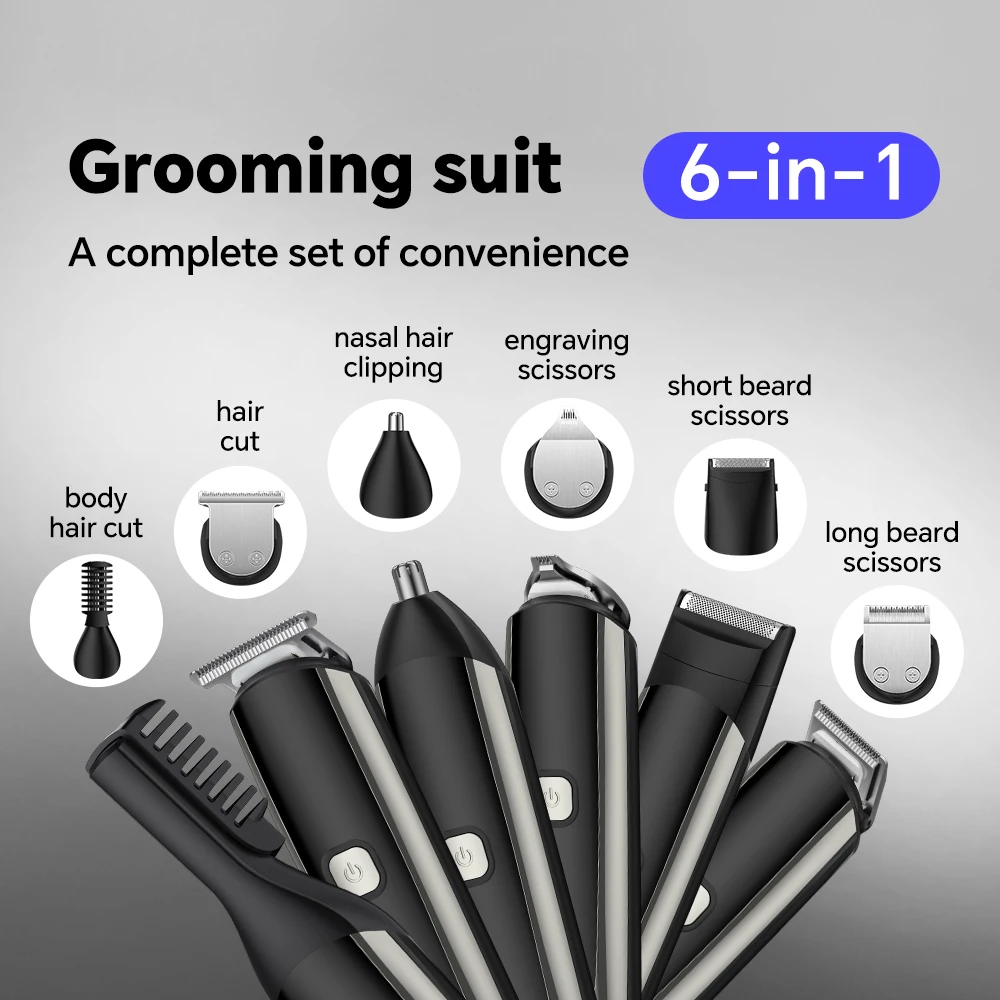 Hot Selling Rechargeable Electric Hair for Clipper Set Multi-Functional Push Shear Stainless Steel Blade for Household Hotel Use manufacture