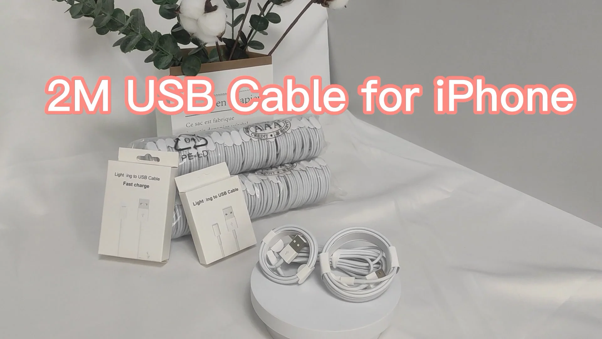 2m 6ft Charging Cord For Iphone High Quality Usb Data Cable For Apple