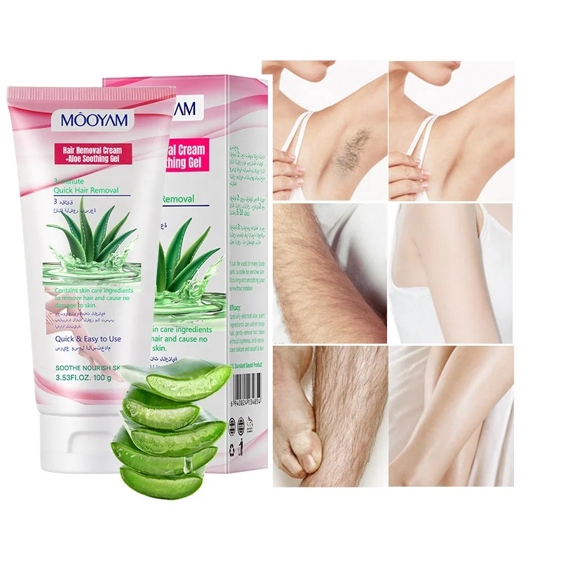 Alibaba.com: MOOYAM Aloe Hair Removal Cream, 100g Painless Hair Remover for  all skin types with aloe vera extract: Connect with manufacturers for OEM  and private label options.