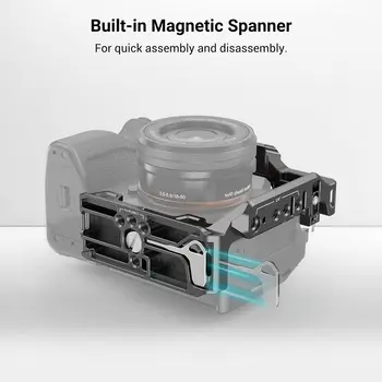 SmallRig Camera Half Cage for Sony A7R V/A7 IV/A7S III/Alpha 1/Alpha 7R IV - 3639 detail image