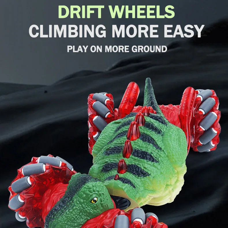 2.4ghz Remote Control Dinosaur Stunt Car - Spinosaurus Design