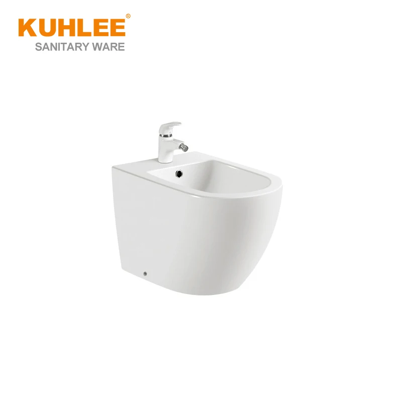 Hotel Ceramic Bathroom One Piece Toilet Set Wall Hung Floor Standing With Bidet Basin Suites