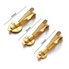 Bow tie clip - gold