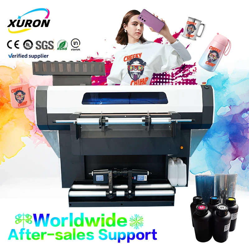 DualPrint Head Fully Automatic UV DTF Printer HighThroughput Manufacturing Vendor Approved New Condition Multifunctional 300mm