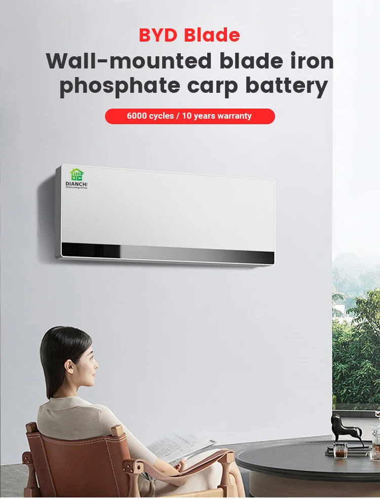 Byd Blade Battery Home Energy Storage Wall Mounted Lithium Battery Pack