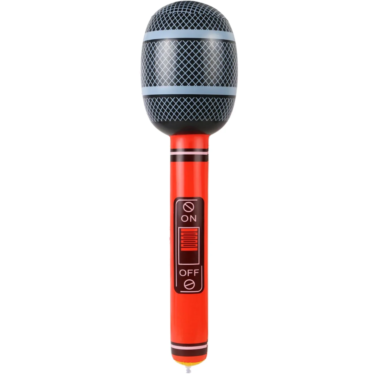 Joyee Custom Logo Inflatable Microphones 24/35cm Concert Microphone Toys Music Party Decorations Inflatable Pool Toy  for Kids