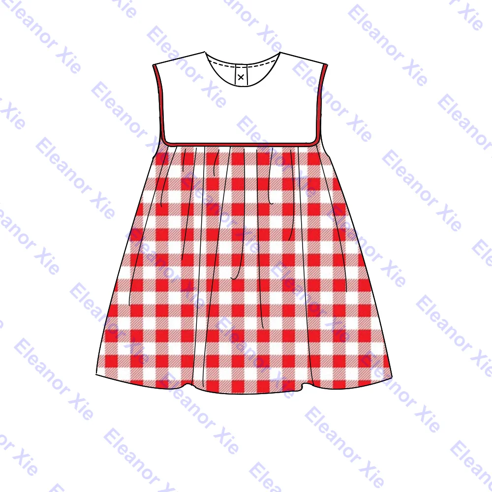 knee length dresses for ladies Blue Embroidered Pinstripe Bobbie Mini Dress