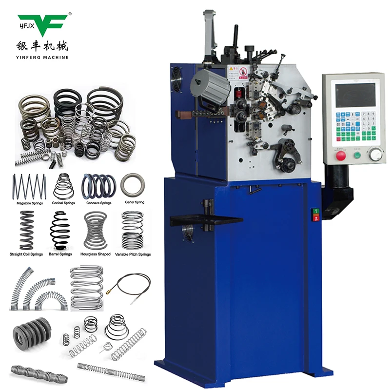 CNC-8208 2 Axces Cnc Spring Coiling Machine, CNC Oil Seal Spring Manufacturing Machine,spring Washer Making Machine