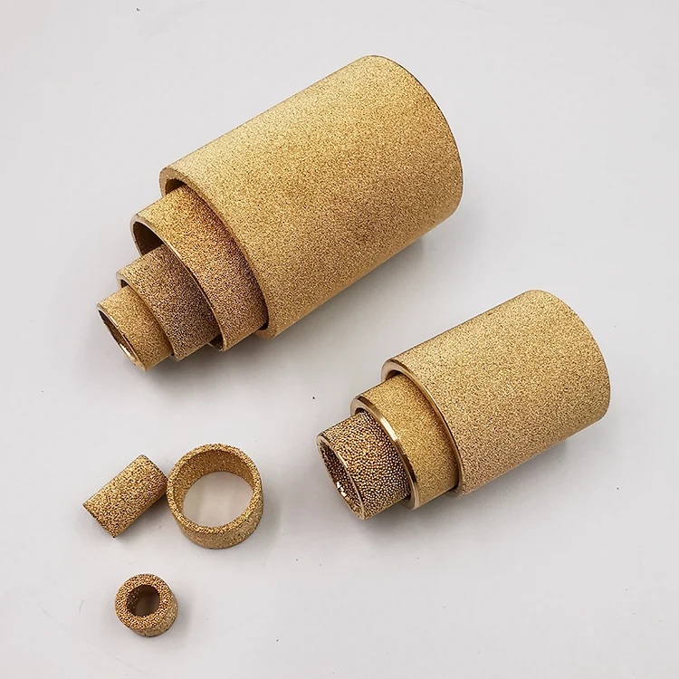 Customize 1-100 Micron Bronze Brass Copper Sintered Filter - China