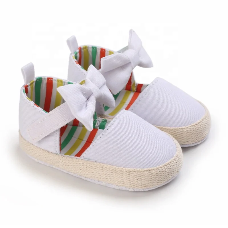 Soft Sole Cheap Cute Bow Baby Newborn Mary Jane Kids Toddler Girl Shoes