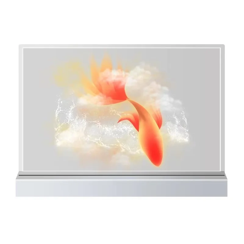 Schermo OLED trasparente da 55 pollici, HD 4K, tattile, ultra sottile, per segnaletica digitale e display