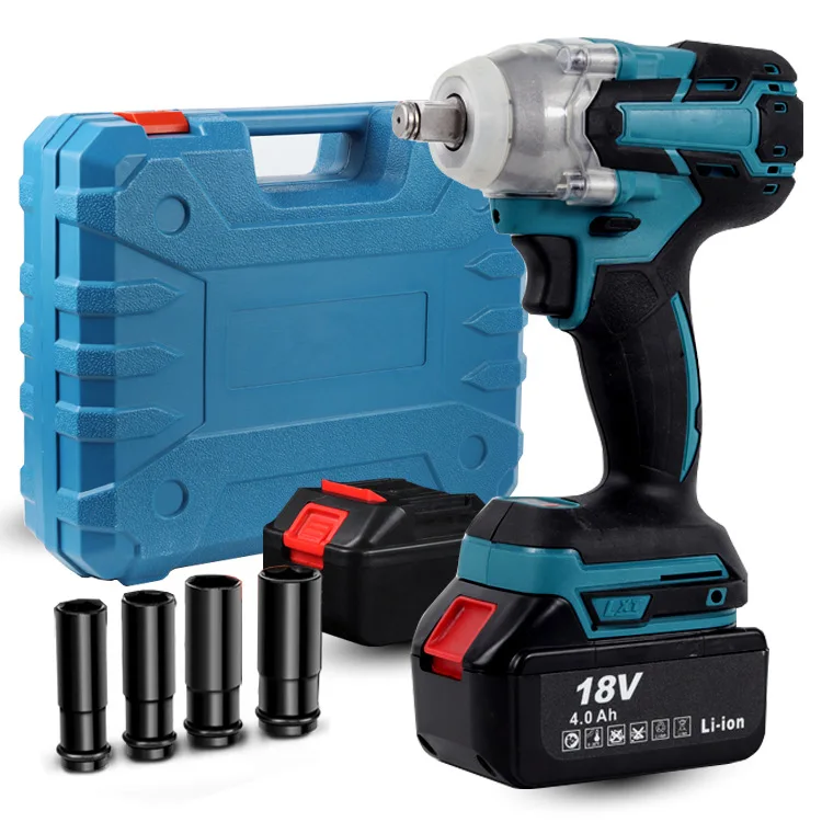 Mefape Brushless Impact Wrench - 18V Cordless, 320Nm Max Torque, Compatible With Makita Batteries
