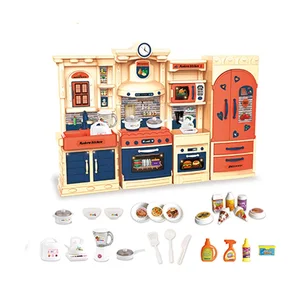 ITTL Multifunctional Kitchen Set Music and Light Plastic Big Kitchen Set Toy for Kids