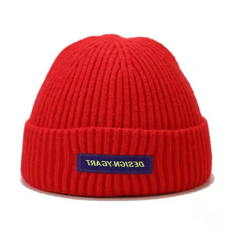2022 New Style Custom Embroidery Patch Short Mini Beanie Hat