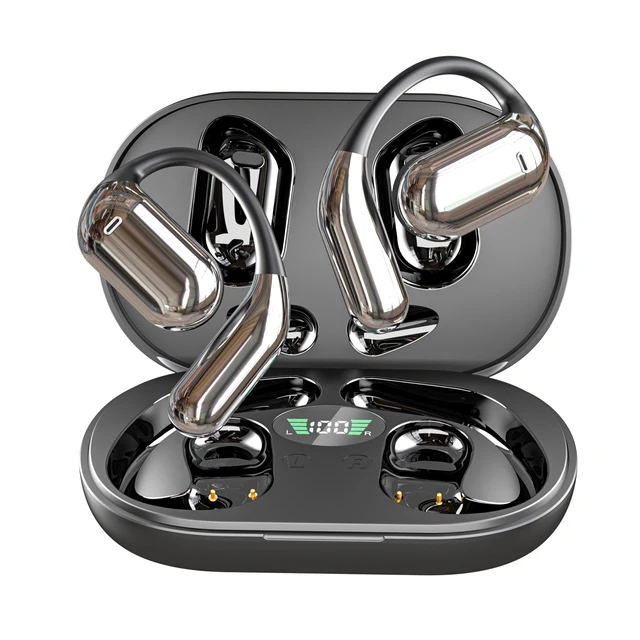 New OWS Q16 Wireless Earbuds V5.4 Earphones Touch Control Air Conduction Earbuds Sports Headsets Handsfree