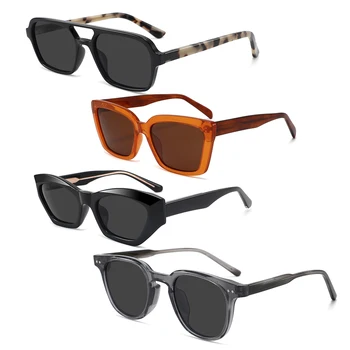 High quality vintage TR90 frame acetate temples polarized shades sun glasses vintage women uv400 sunglasses