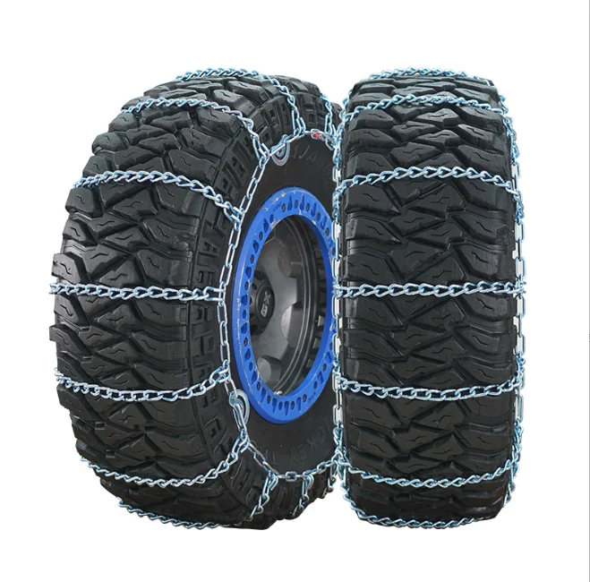 6pcs Adjustable Emergency Tractor Tire Snow Chain Antislip Tire Chain