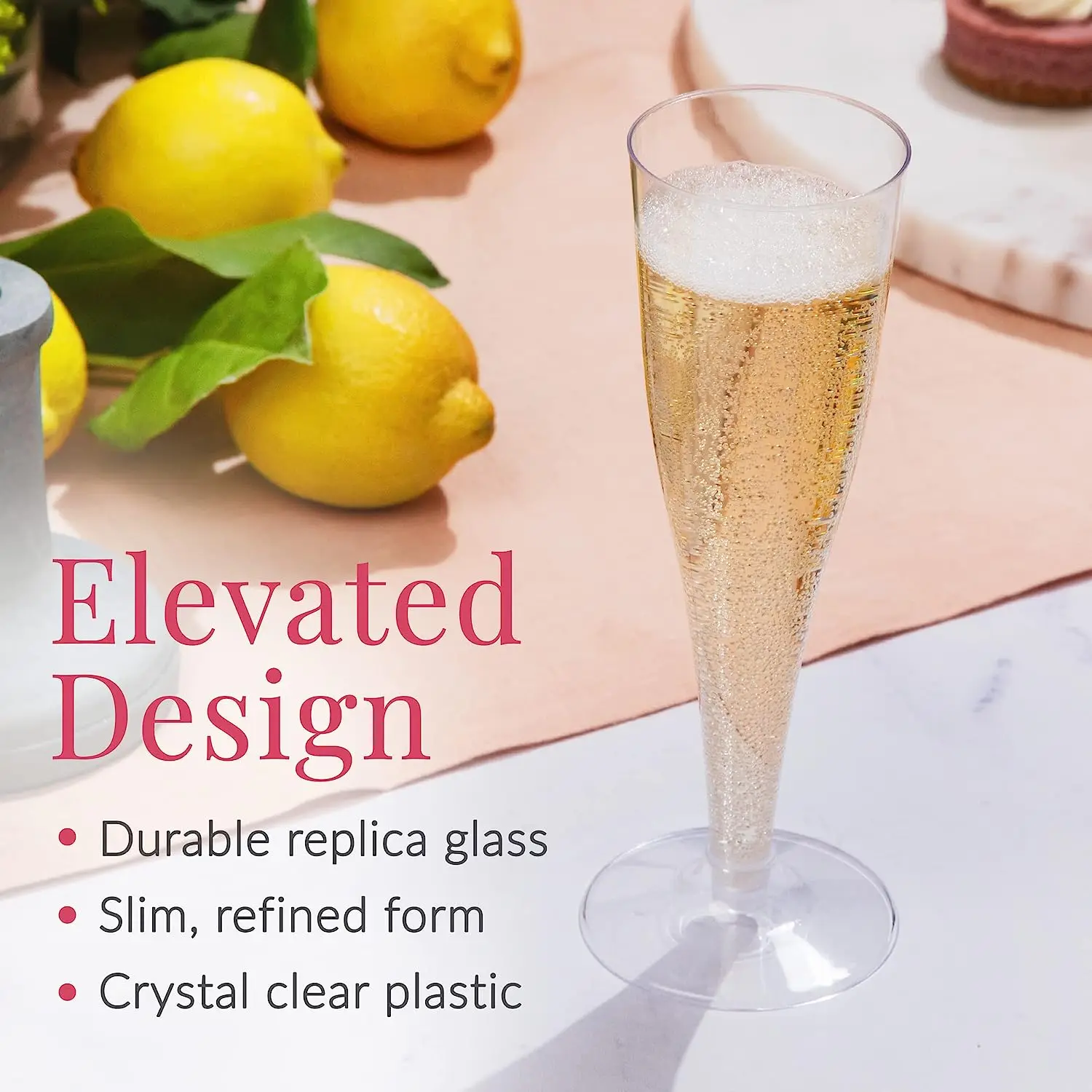 Wholesale Wedding Party Cup Simple Design Portable Wine Champagne Stemware Acrylic Cup Buy