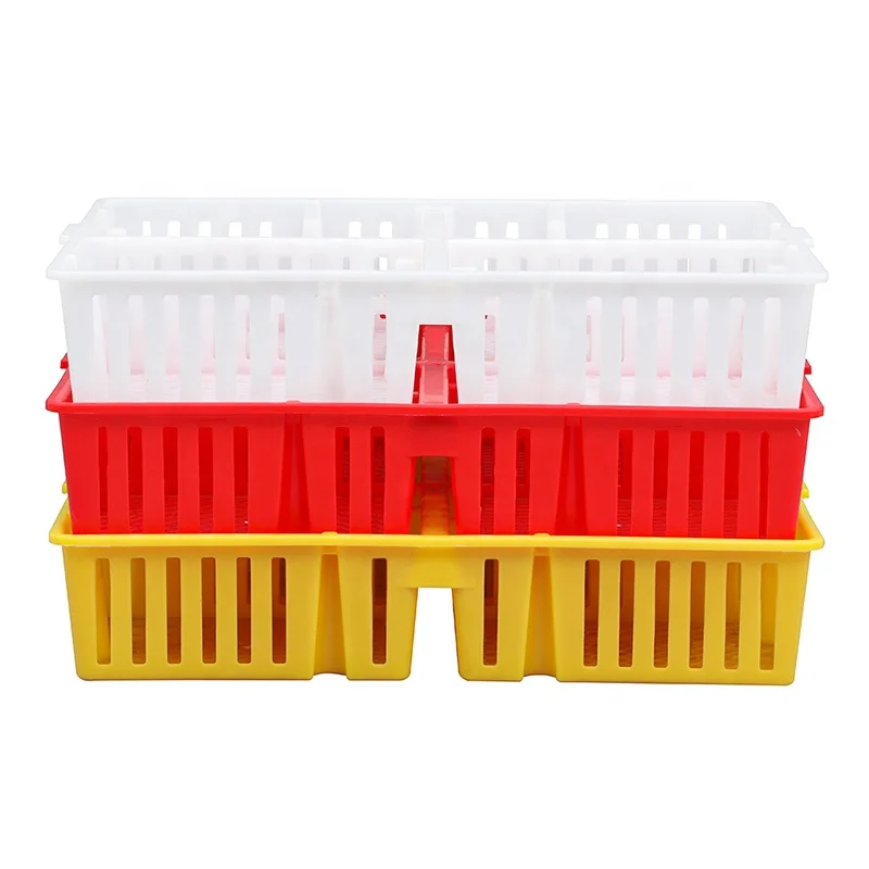 Factory Direct Sale pp Stackable and Nestable Plastic Chick Moving Crate for Day Old Chicks