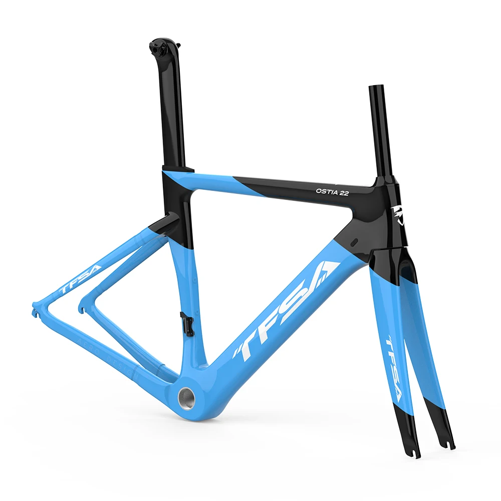 High Speed Lightweight Road Bike Carbon Frame Flat Cycling for Outdoor Sports Bicycle Parts