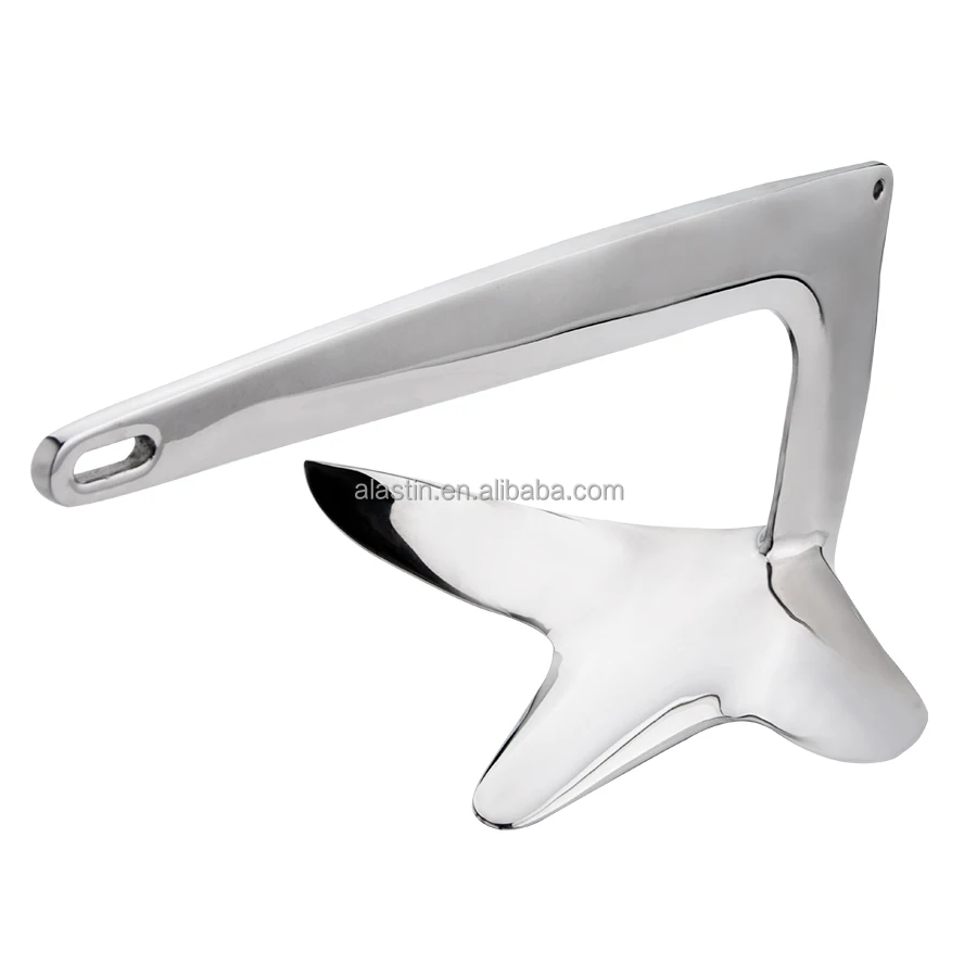 40 кг AISI316 нержавеющая сталь лодка Морской Брюс литая якорь для продажи