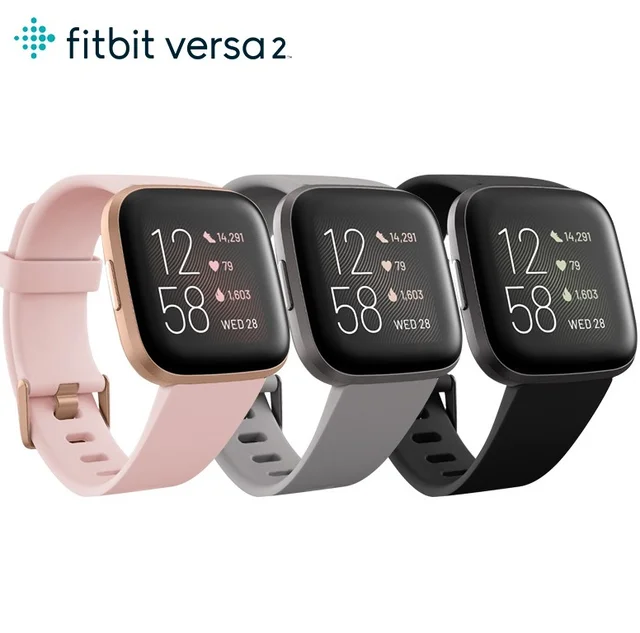 Smart Watch Straps For Fitbit Versa 2 For Men Women Sport Fitness Watch Tracker Bands Sleep Tracking, Heart Rate