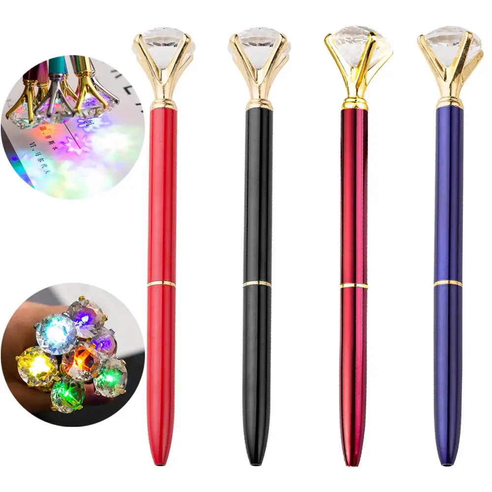 New Type Multifunctional LED Light Pen with Custom logo and Diamond