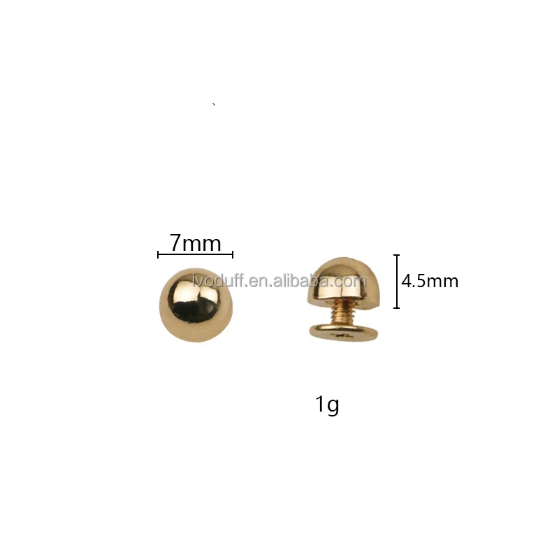 7mm Metal Bag Cone Bottom Feet Mushroom Rivet Screwback Rivet Buy