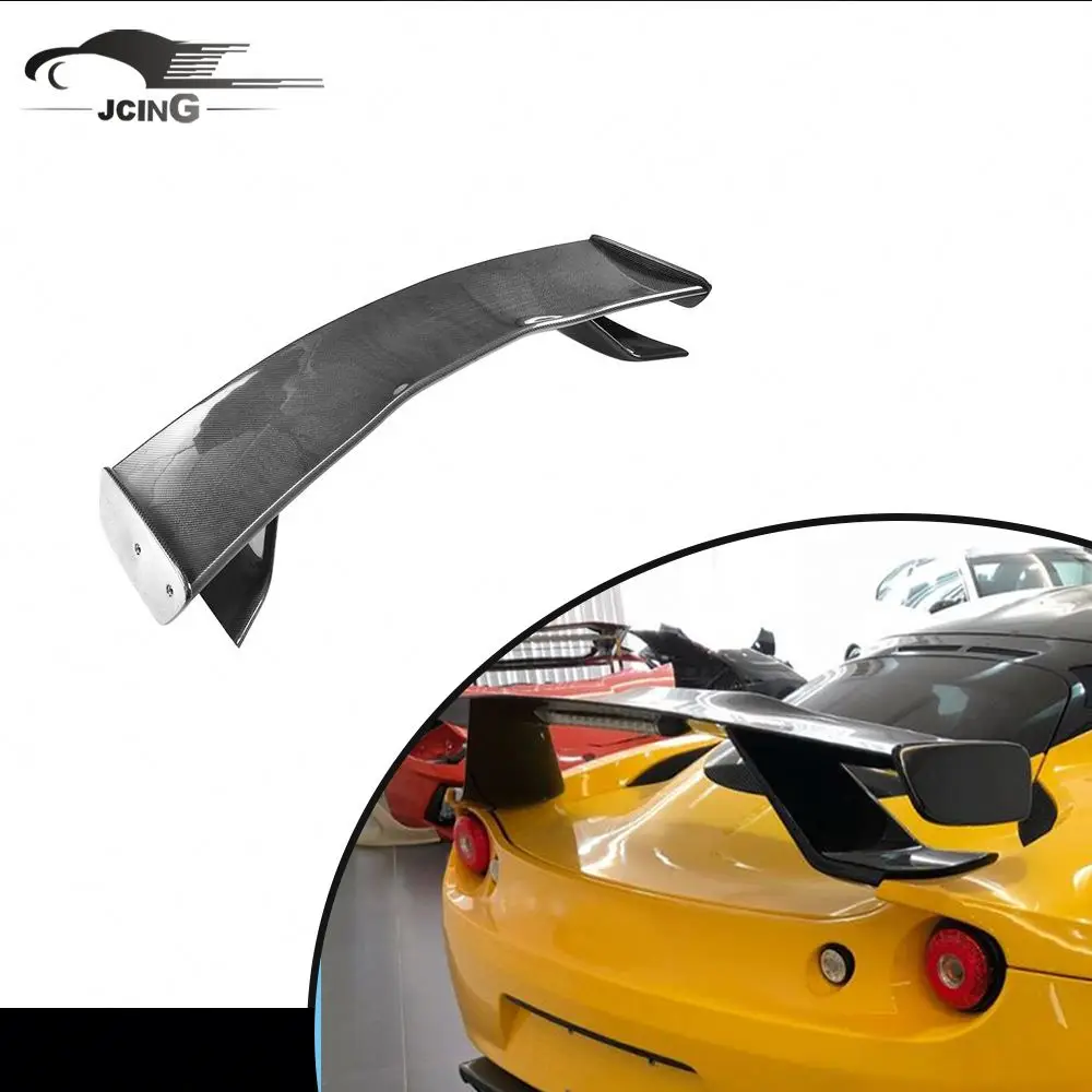 JCsportline カーボンファイバー リアトランクスポイラーリップ