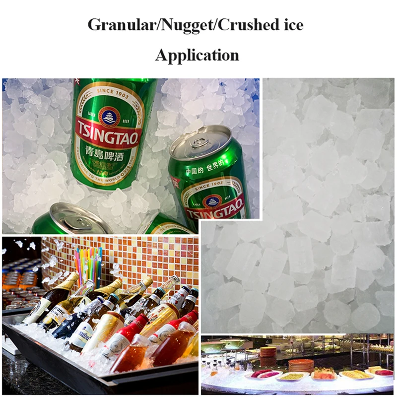 Crushed Ice Machine Granular Ice Maker Machine Nugget Ice Machine  Commercial for Restaurant Hotel Scientific Research Use - China Granular  Ice Machine and Nugget Ice Machine price