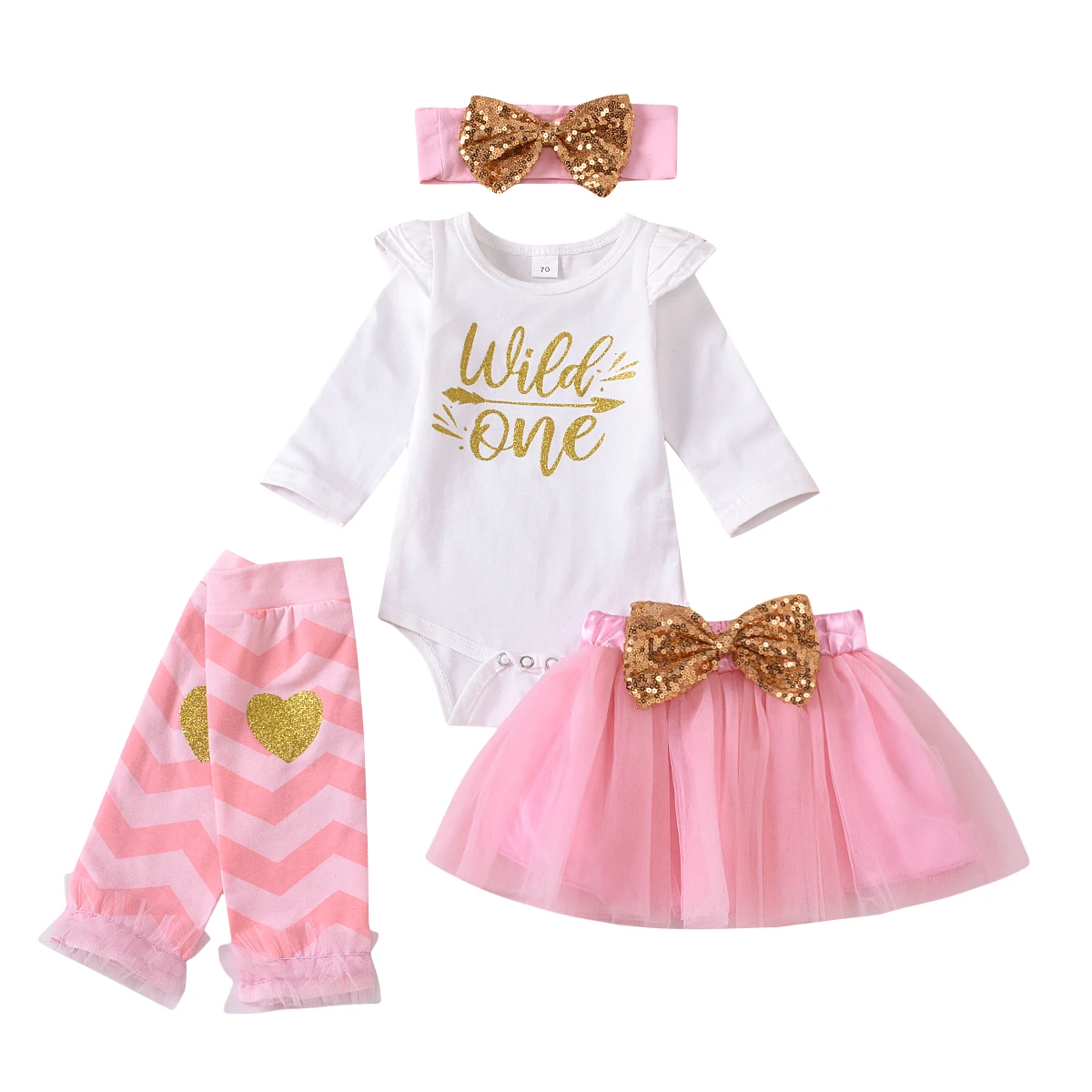 Newborn Baby Clothes Cute Baby Girl Suit Birthday Rompers Dress for Kids