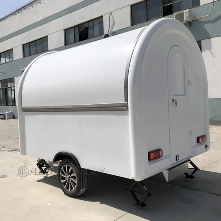 街头食品亭迷你冰淇淋拖车移动厨房车辆咖啡面包车热狗车移动食品拖车
