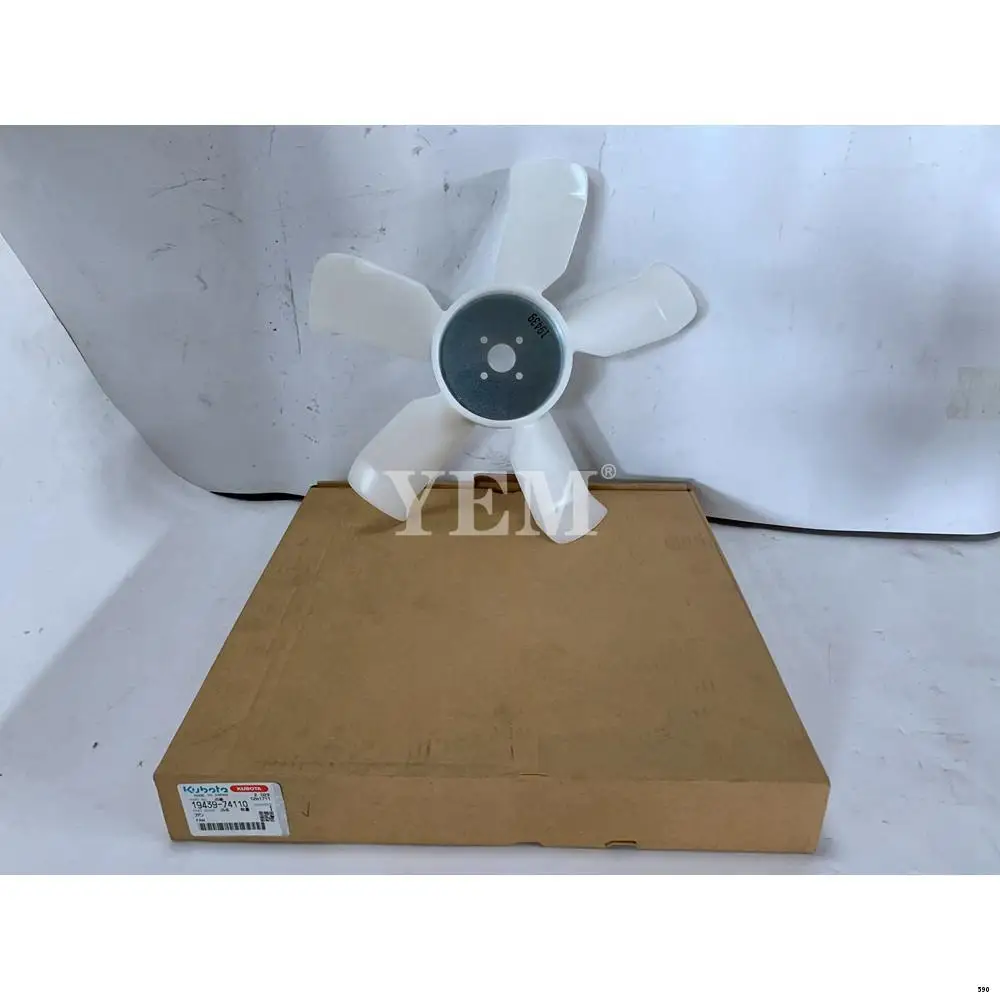Hot Selling D1703 Fan Blade 19439-74110 Fit for Kubota D1703 Engine.