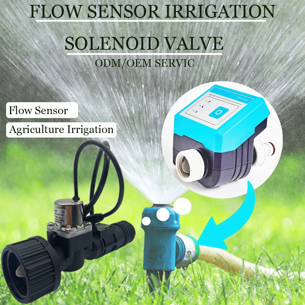 Smart Bistable Flow Sensor Solenoid Valve Dc V V Irrigation Latching Plastic Water Pulse