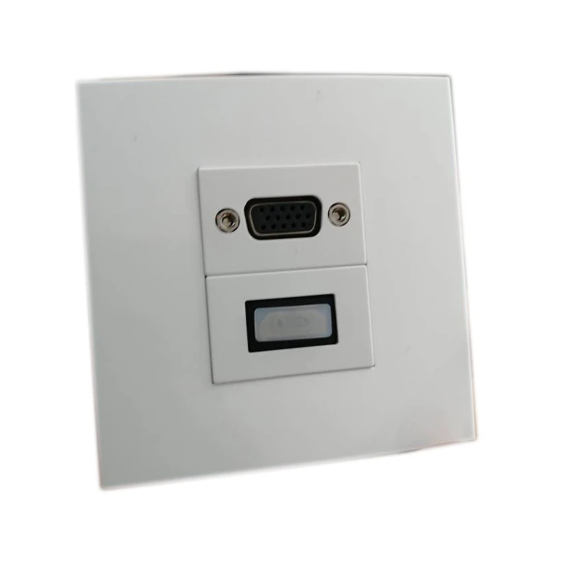 Popular Smart Home Audio Connector Screw Type 90 Degree Vga Hdmi Wall ...