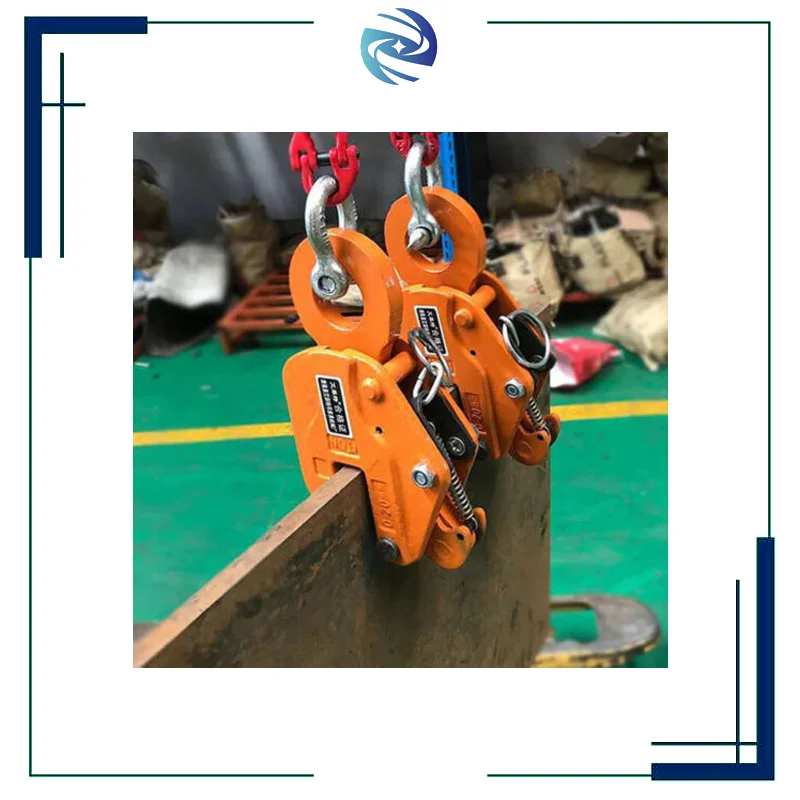 L Type 1-10 Ton Plate Clamp Versatile Vertical Steel Clamp for Assembly of Sheet Metal with Automatic Safety Mechanism