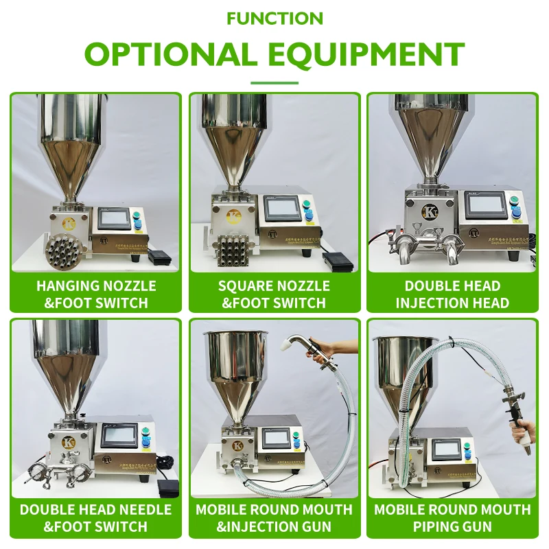 Bread Cream Filling Dosing Machine Cake Depositor Chocolate Depositing Machine